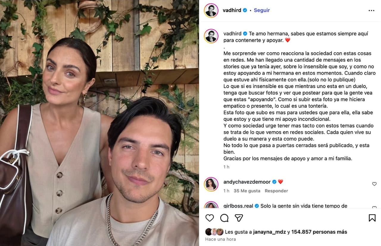 Vadhir y Aislinn Derbez.