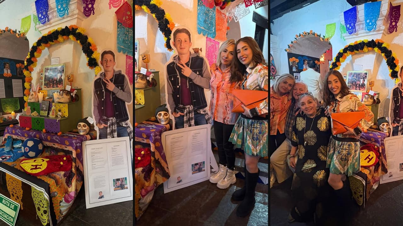 Familia de Octavio Ocaña realiza ofrenda de Día de Muertos en honor al actor