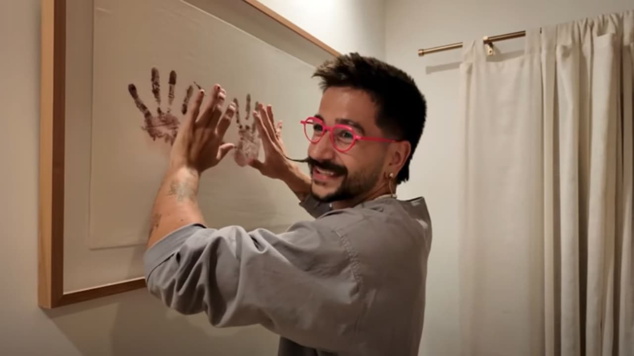 Camilo compartió el recuerdo que tiene en su casa del día que nació su hija Amaranto