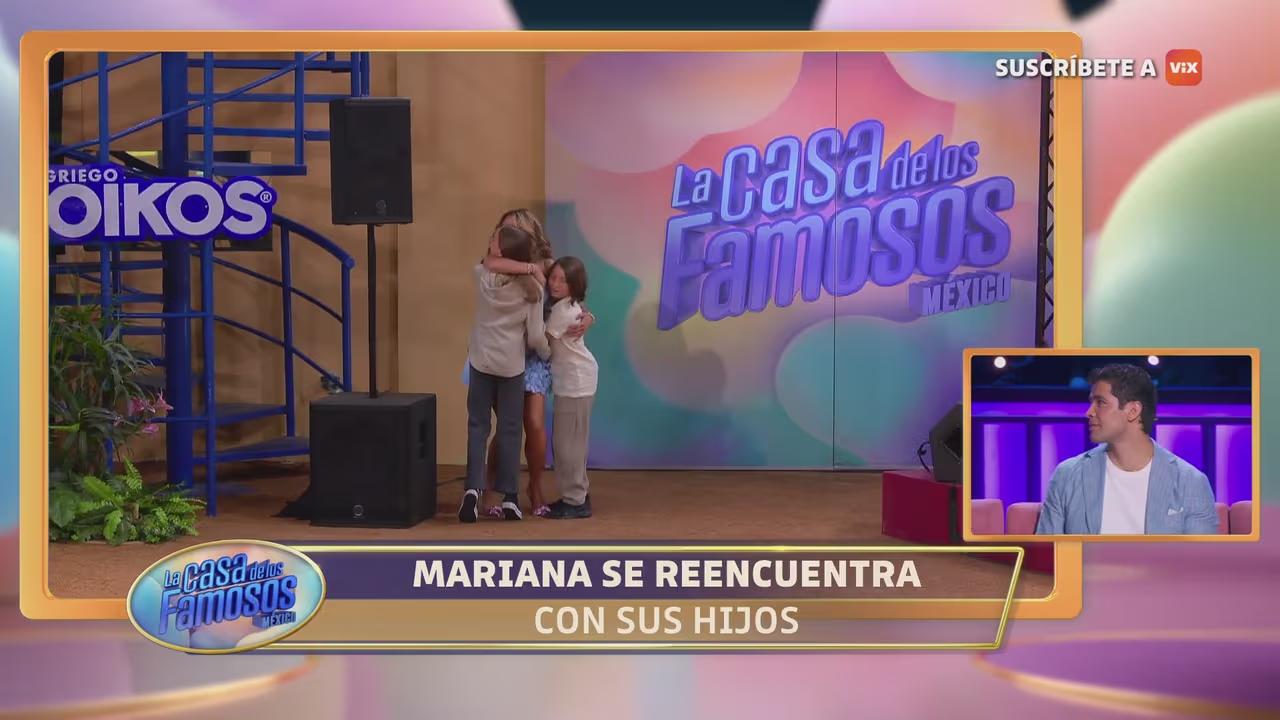 Hijos de Mariana entran a La Casa de los Famosos México; le hacen conmovedor regalo