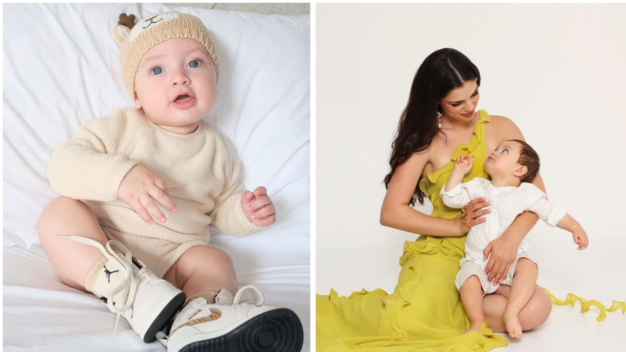 Marco es el nombre del hijo de Nadia Ferreira y Marc Anthony