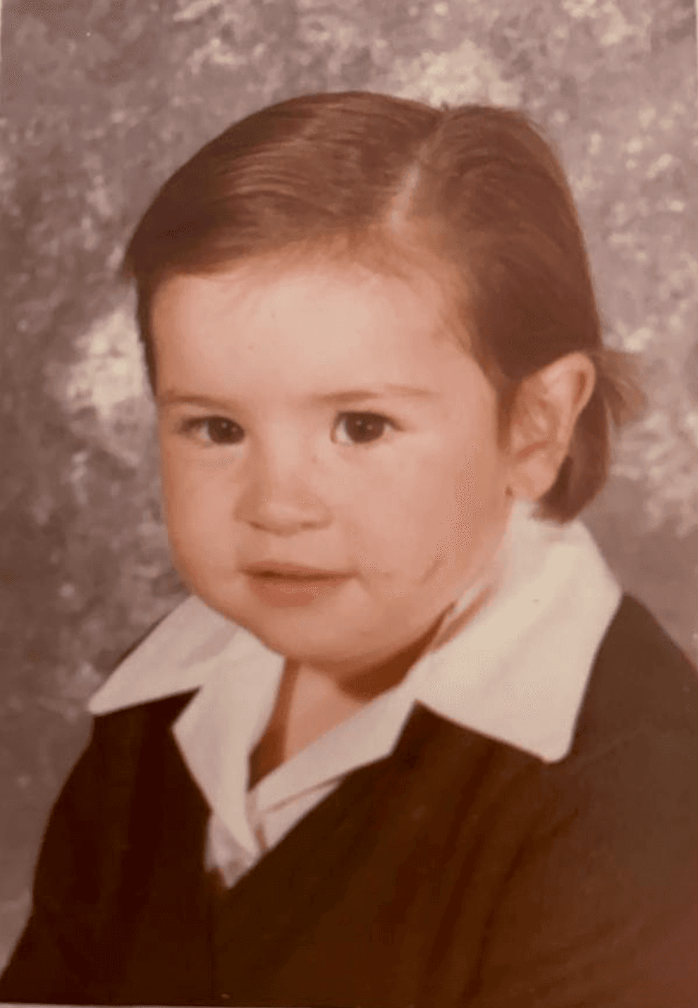 La actriz también compartió esta imagen de cuando era una tierna bebé.