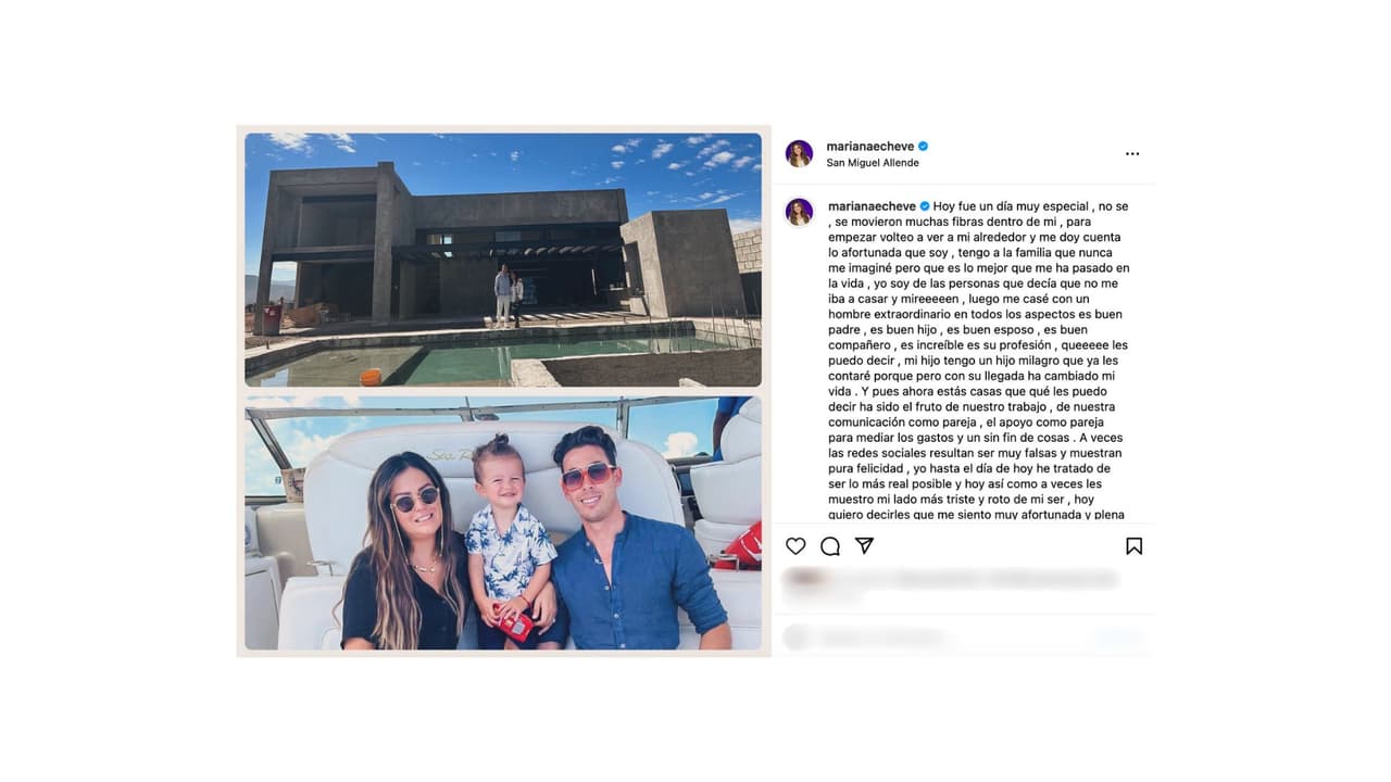 La presentadora presumió, orgullosa, la familia que ha formado.