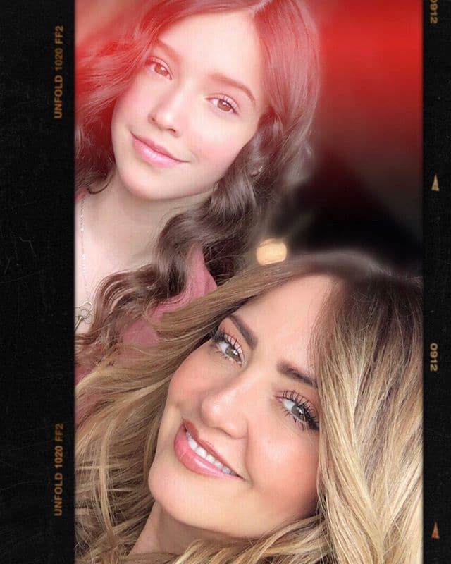 Mia Rubín y Andrea Legarreta.