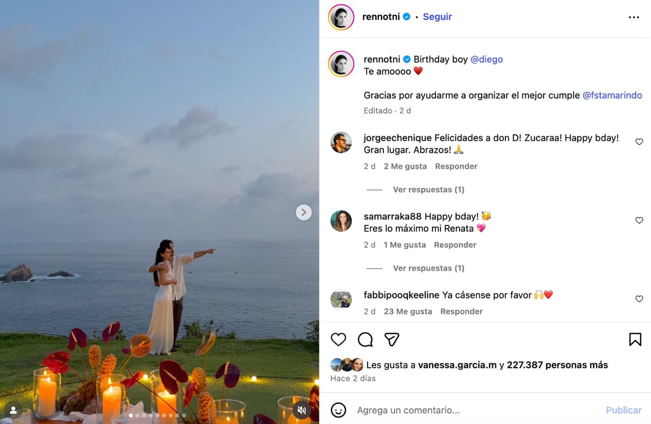 Renata Notni y Diego Boneta.