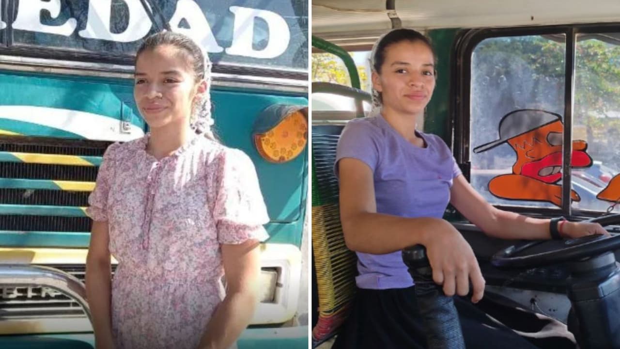 Tiene 21 años y ya conduce un autobús: esta joven mujer se volvió viral por su habilidad como chofer