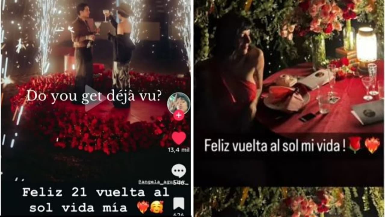 Nodal y sus mensajes de cumpleaños para Ángela y su ex Cazzu.