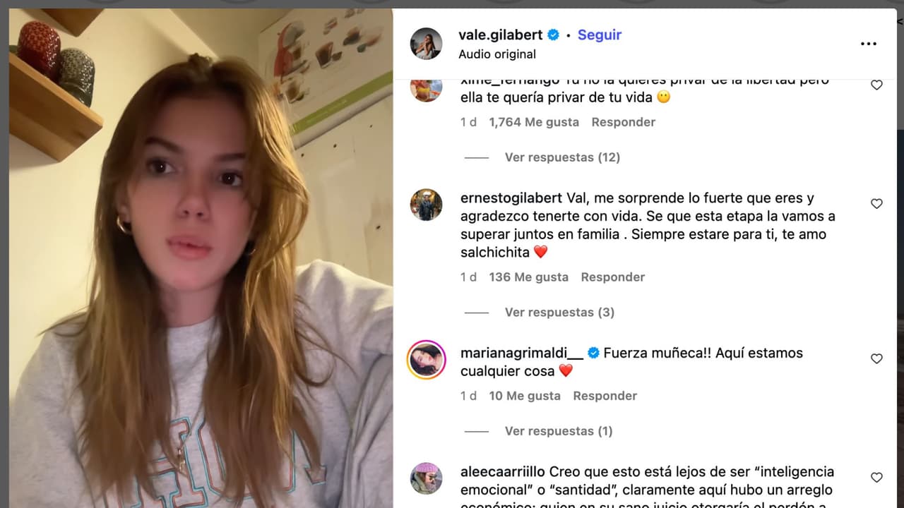 Papá de Valentina Gilabert lanza mensaje tras liberación de Marianne.