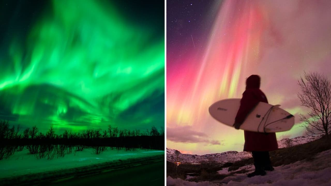 ¿Por qué las auroras boreales se ven de diferentes colores? La explicación está en la atmósfera