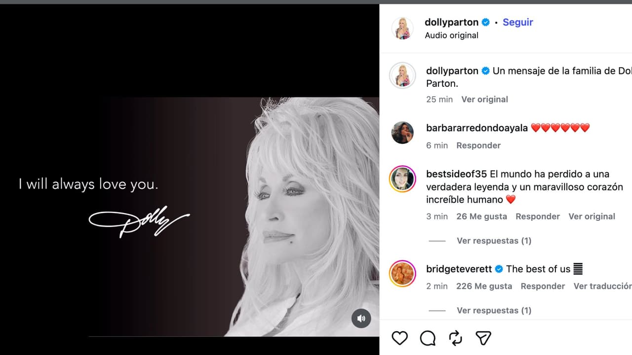 Dolly Parton muere a los 80 años.