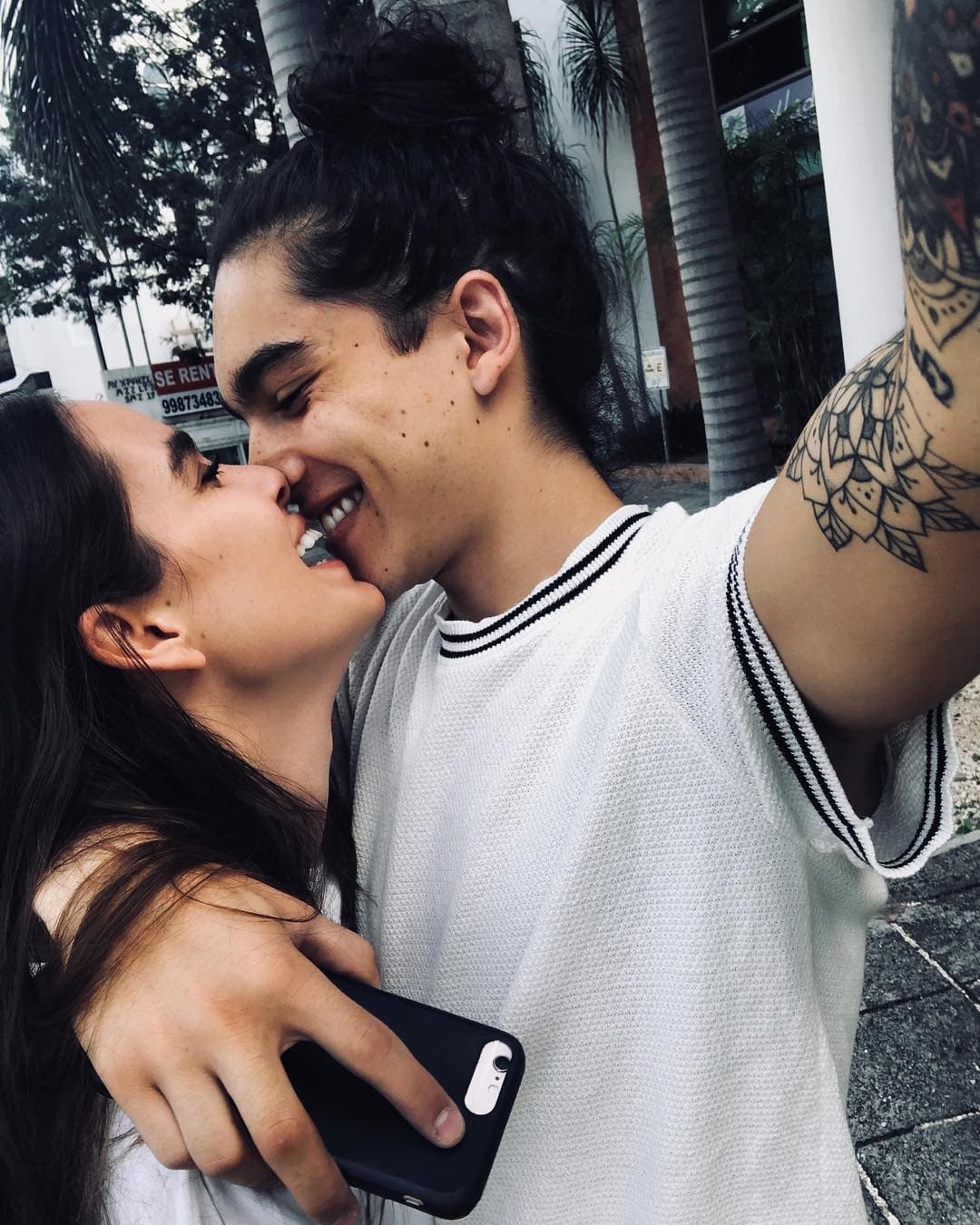 La joven de 21 años y es modelo