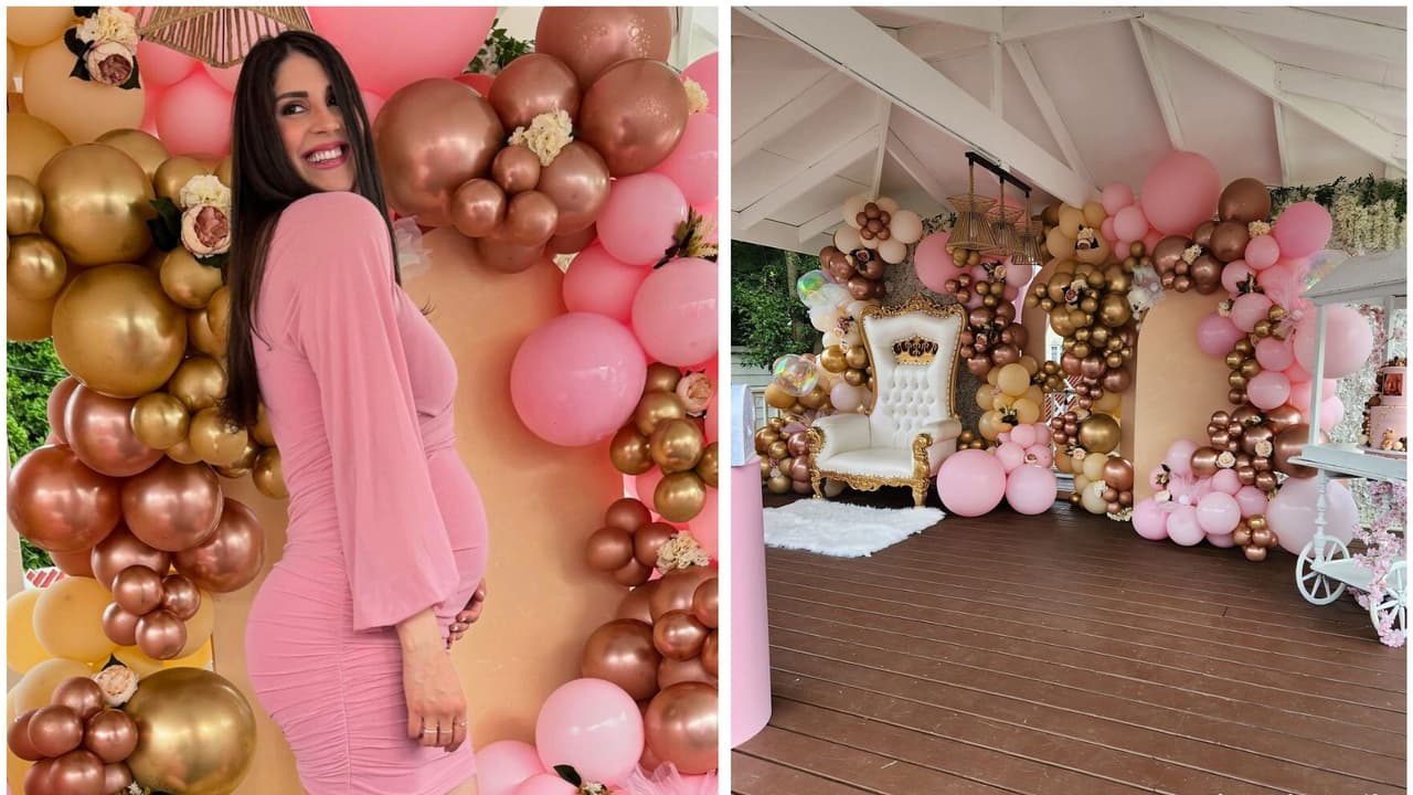 Joely Bernat celebró con su familia el primer baby shower de su hija Victoria