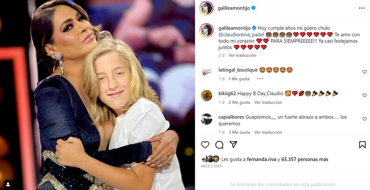 La conductora celebró a lo grande el cumpleaños de Claudio Reina