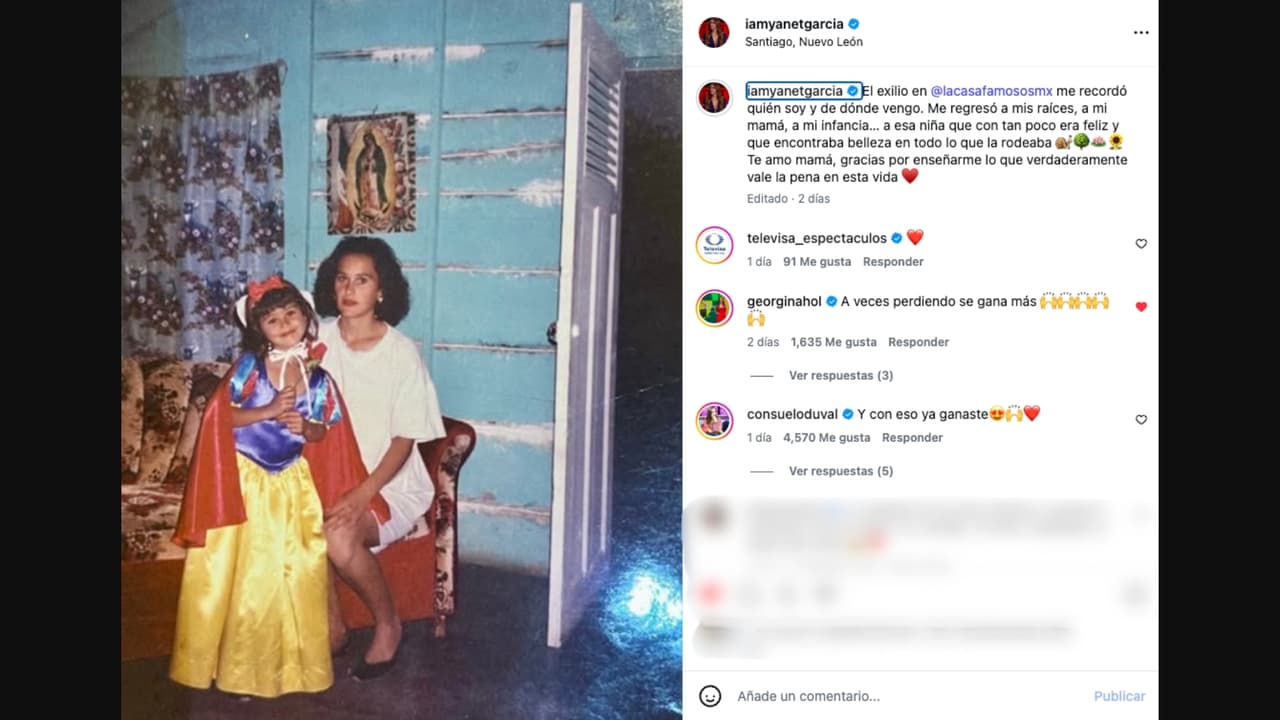 Yanet García comparte emotiva reflexión tras su paso por El Exilio de La Casa de los Famosos México
<br>