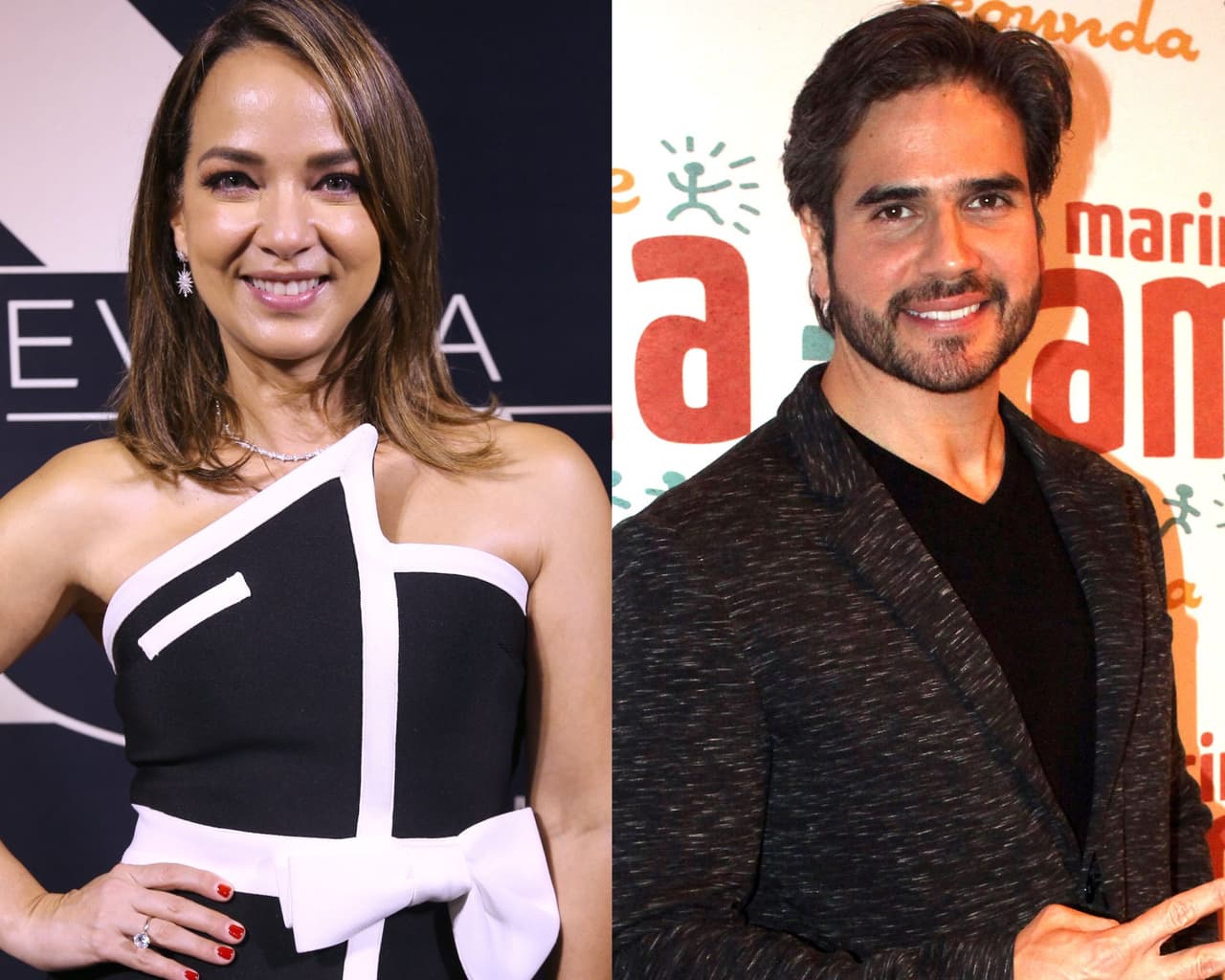 Los actores mostraron cómo se da un beso de telenovela.