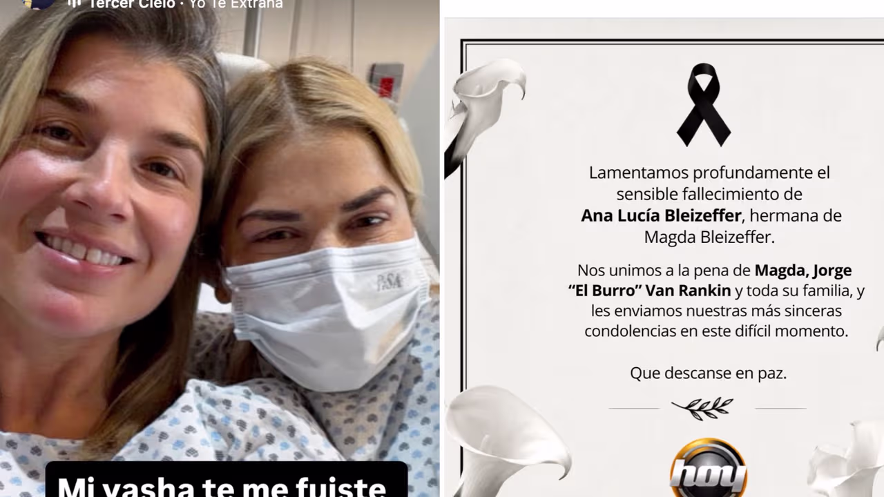 Muere Ana Lucía Bleizeffer, cuñada de Jorge 'El Burro' Van Rankin.