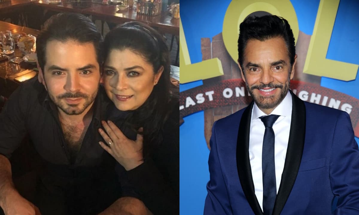 Victoria Ruffo reacciona, como nunca, a la relación entre José Eduardo y Eugenio Derbez