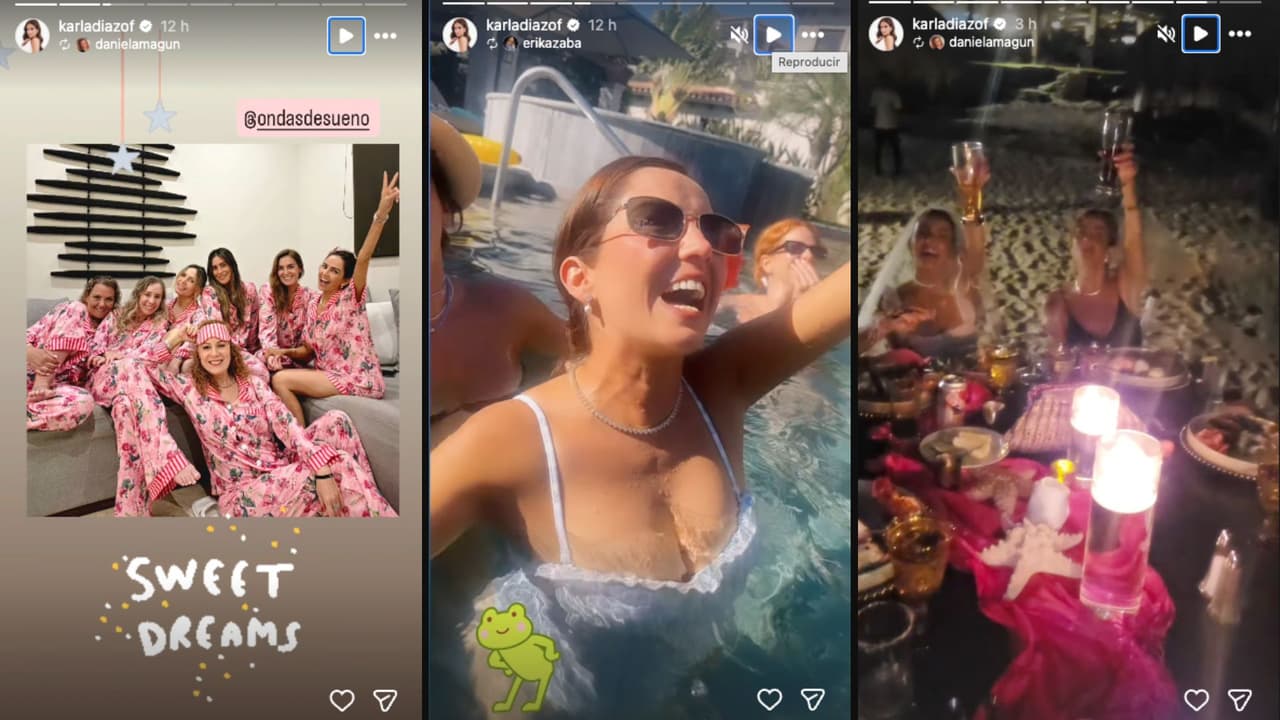 Así fue la despedida de soltera de Karla Díaz previa a su boda religiosa