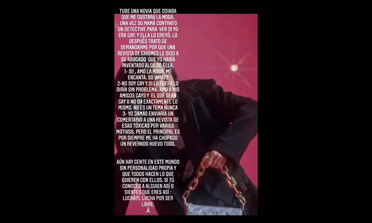 El productor hizo las declaraciones en redes sociales