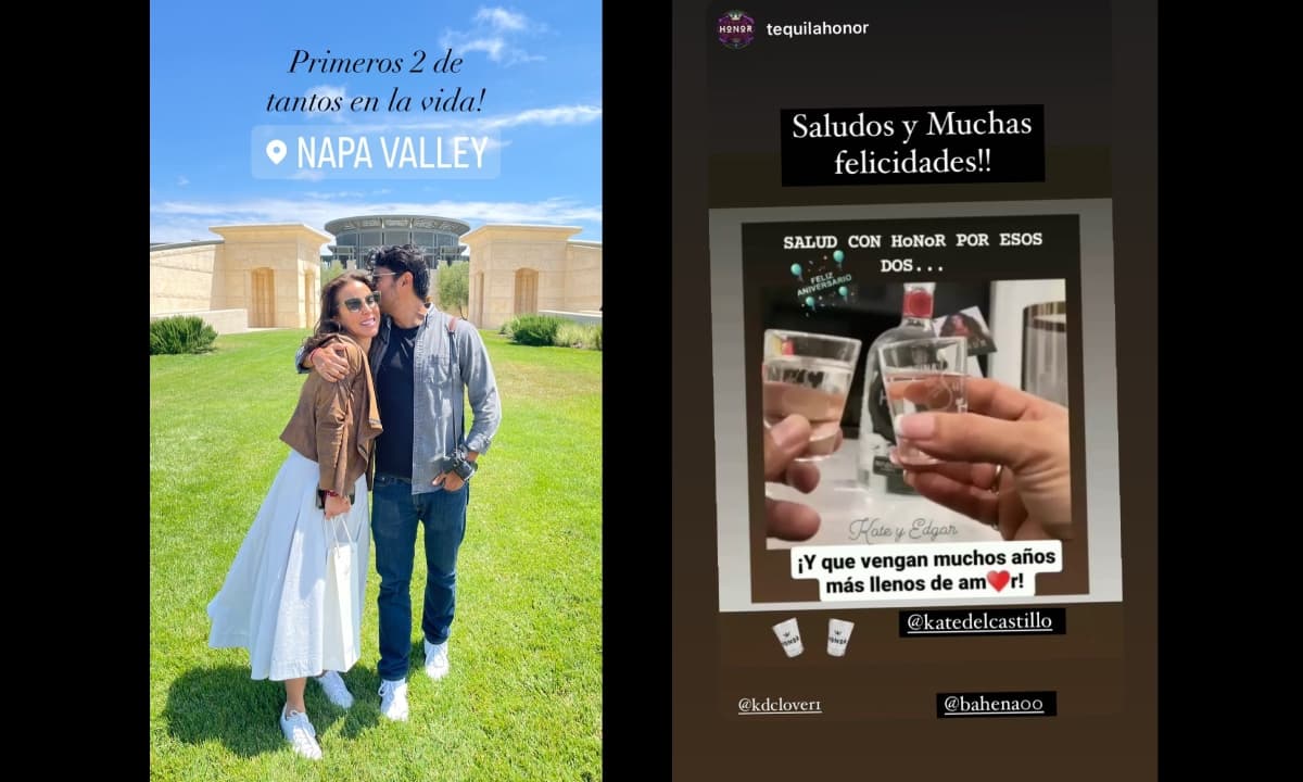 La actriz presume a lo grande su relación con Édgar Bahena