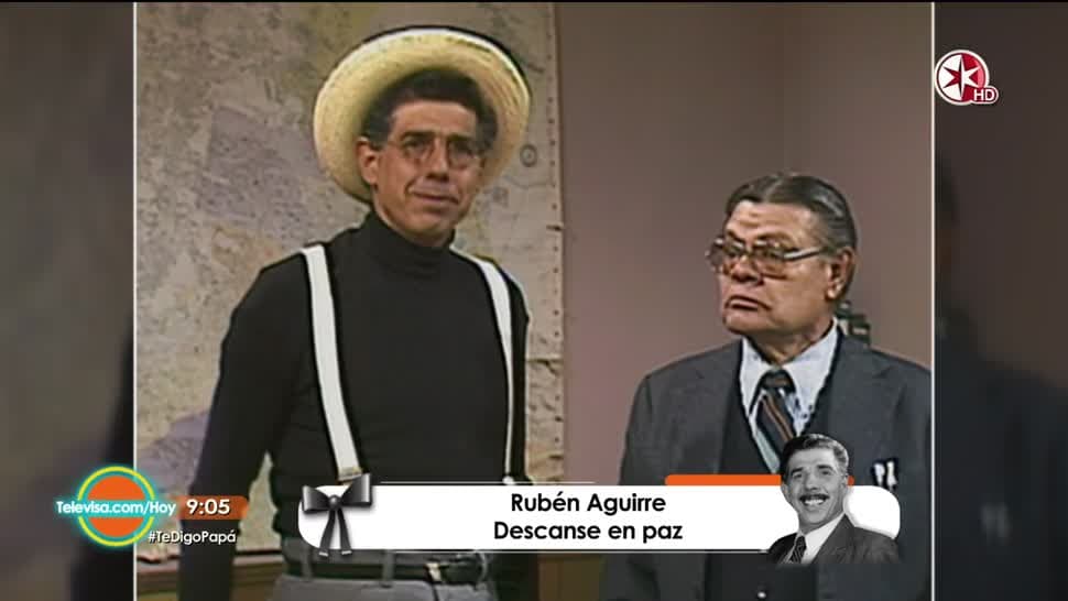 El profesor consentido de la TV descansa en paz. ¡Hasta pronto, Rubén Aguirre!