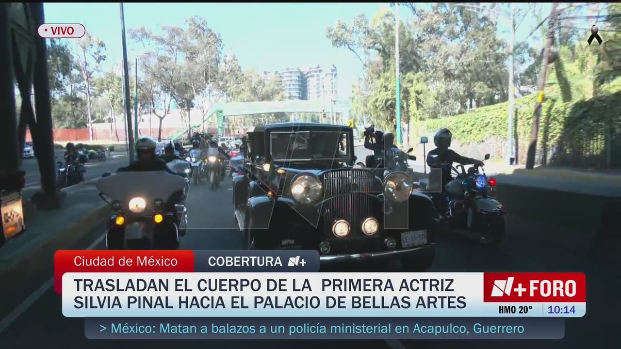 Cortejo fúnebre Silvia Pinal