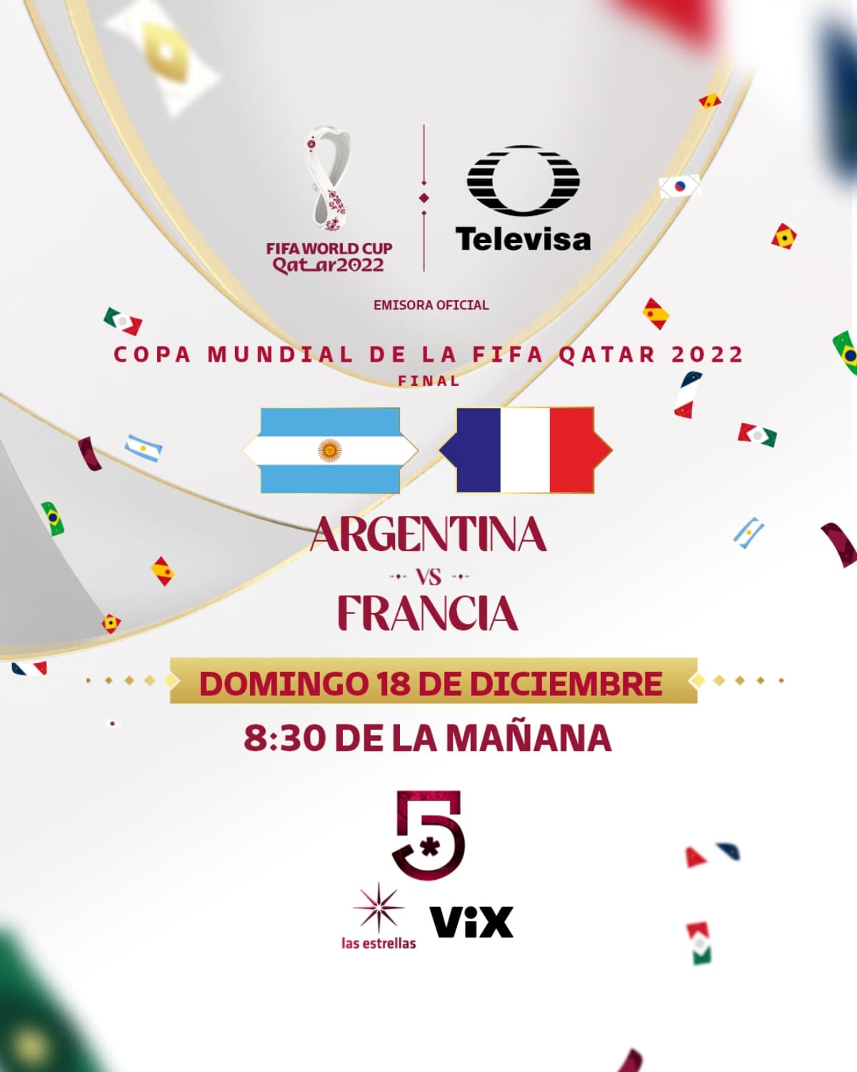 Argentina vs Francia: ¿dónde y a qué hora ver la final del Mundial Qatar 2022?