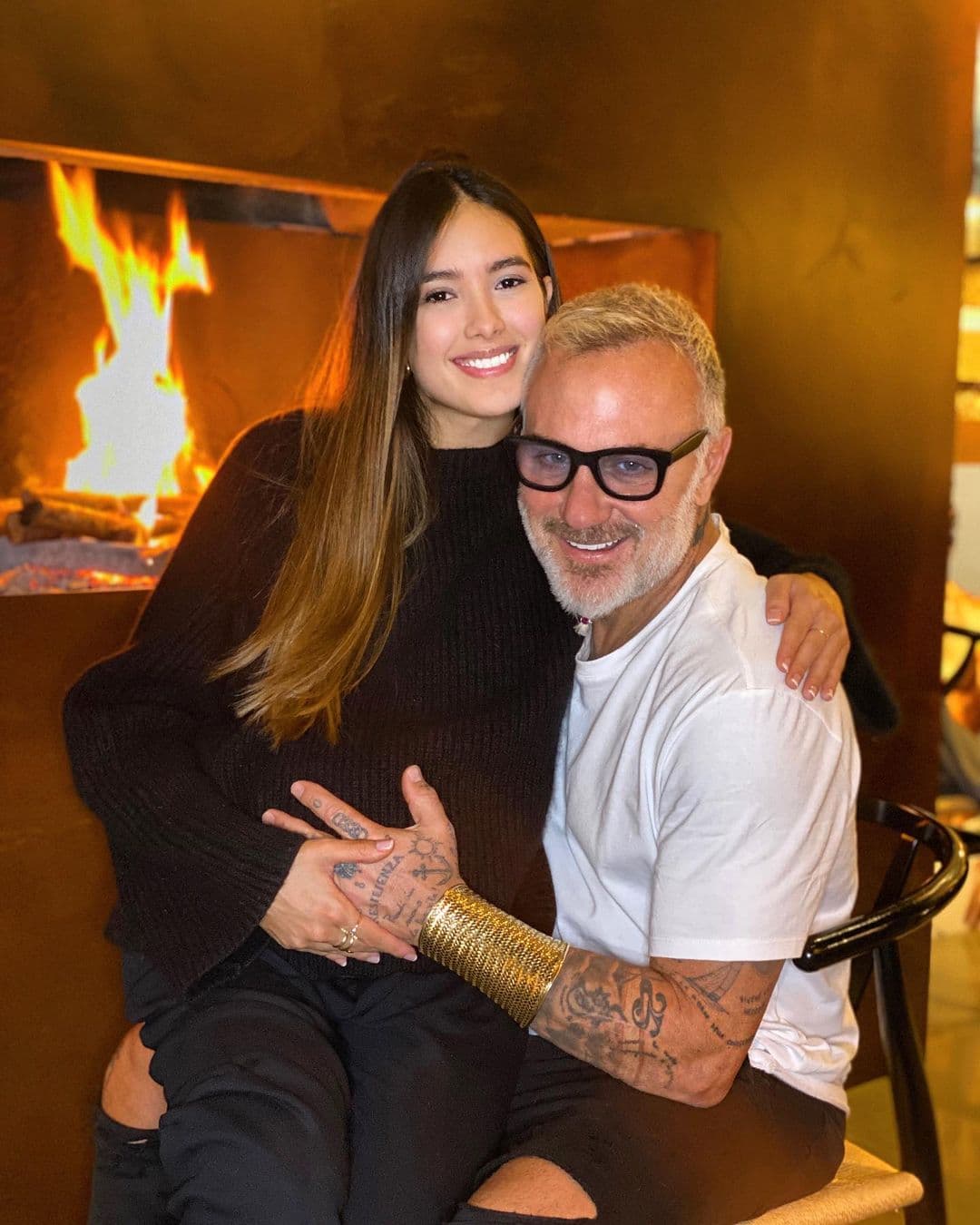 Novia de Gianluca Vacchi impacta al mostrar vientre postparto : 'Aún no siento mi barriga'