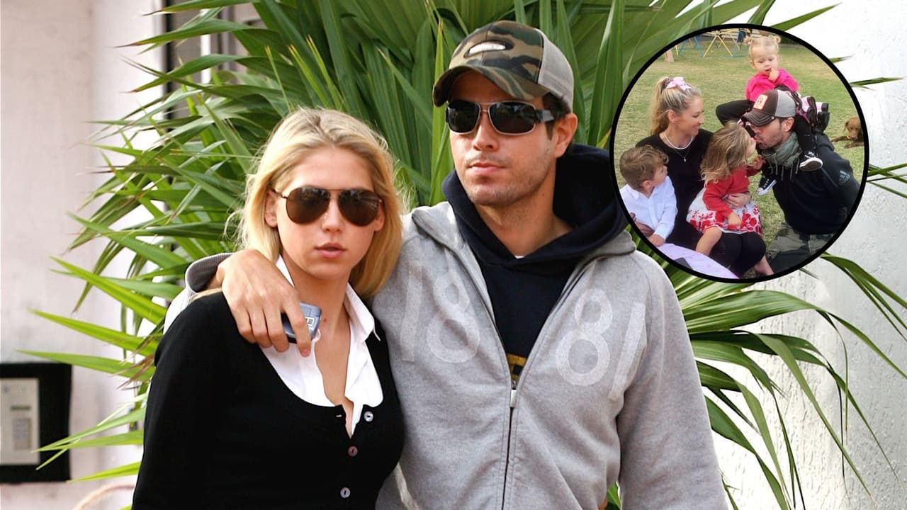 Enrique Iglesias y Anna Kournikova comparten, por primera vez, una foto con sus cuatro hijos
