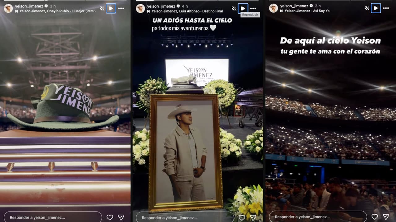 Realizan homenaje a Yeison Jiménez en Colombia