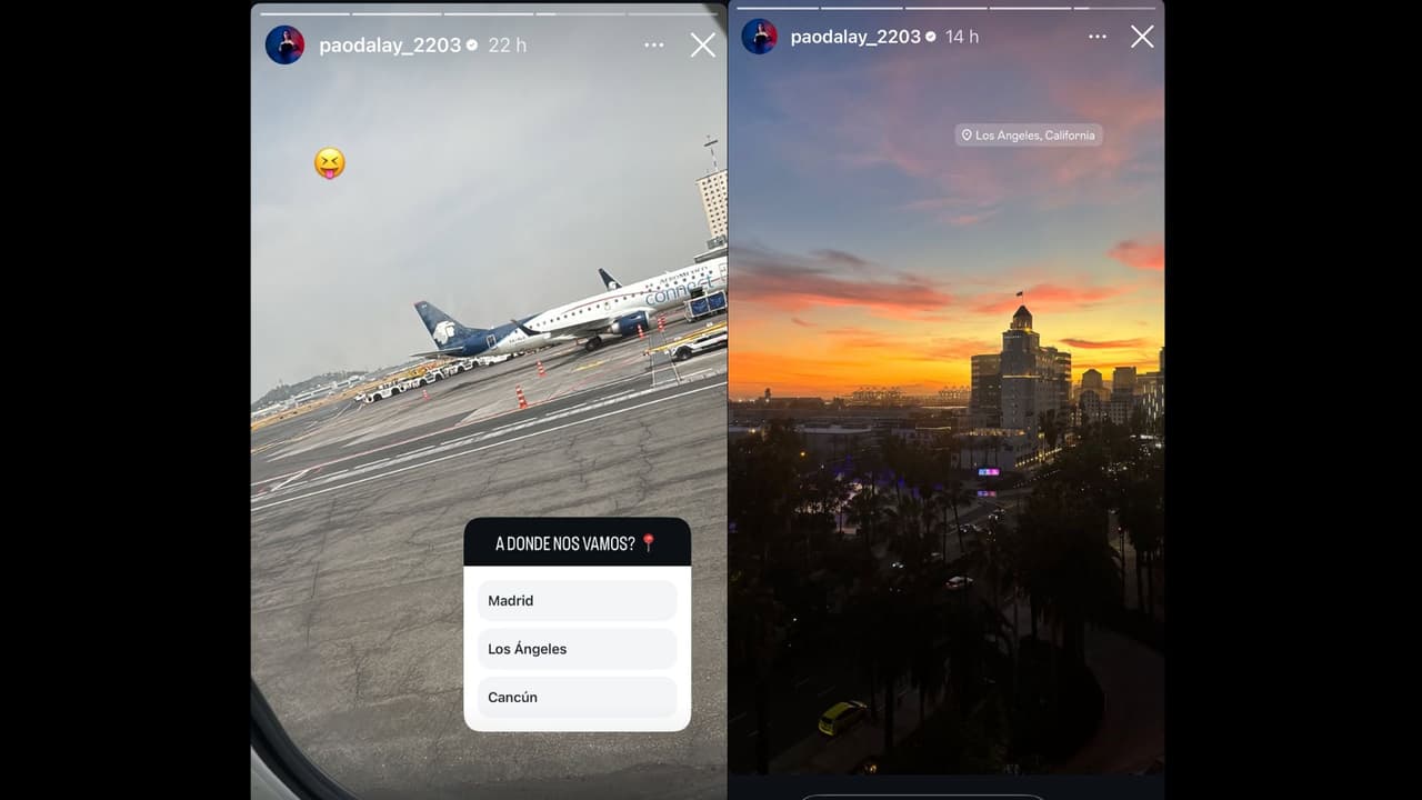 Paola Dalay compartió la llegada de su familia a Los Ángeles, California