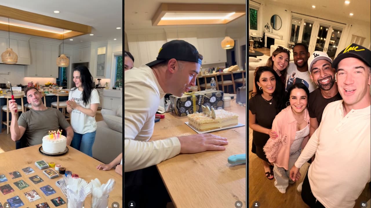 Martha Higareda celebra el cumpleaños de su esposo Lewis Howes