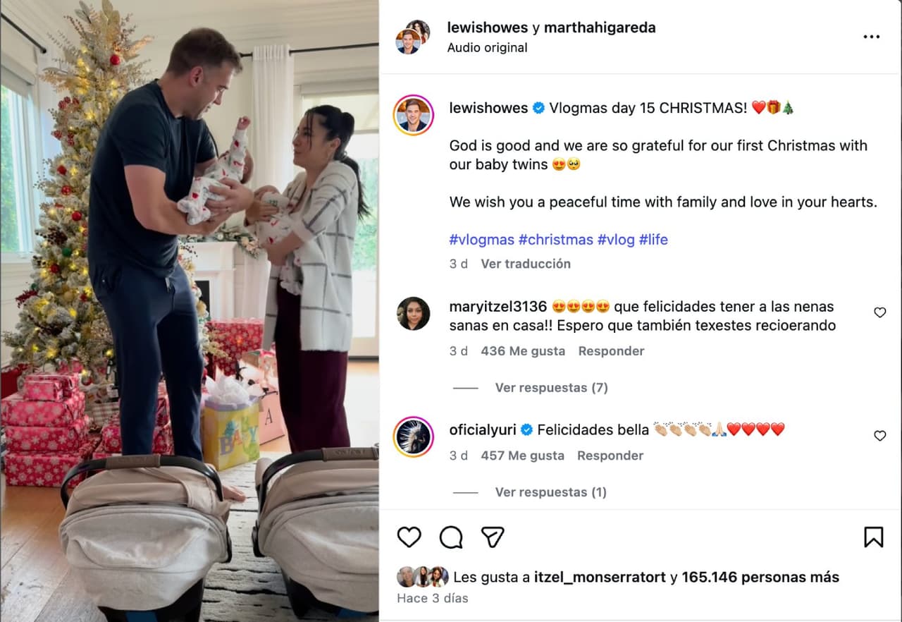 Martha Higareda y su esposo Lewis Howes.