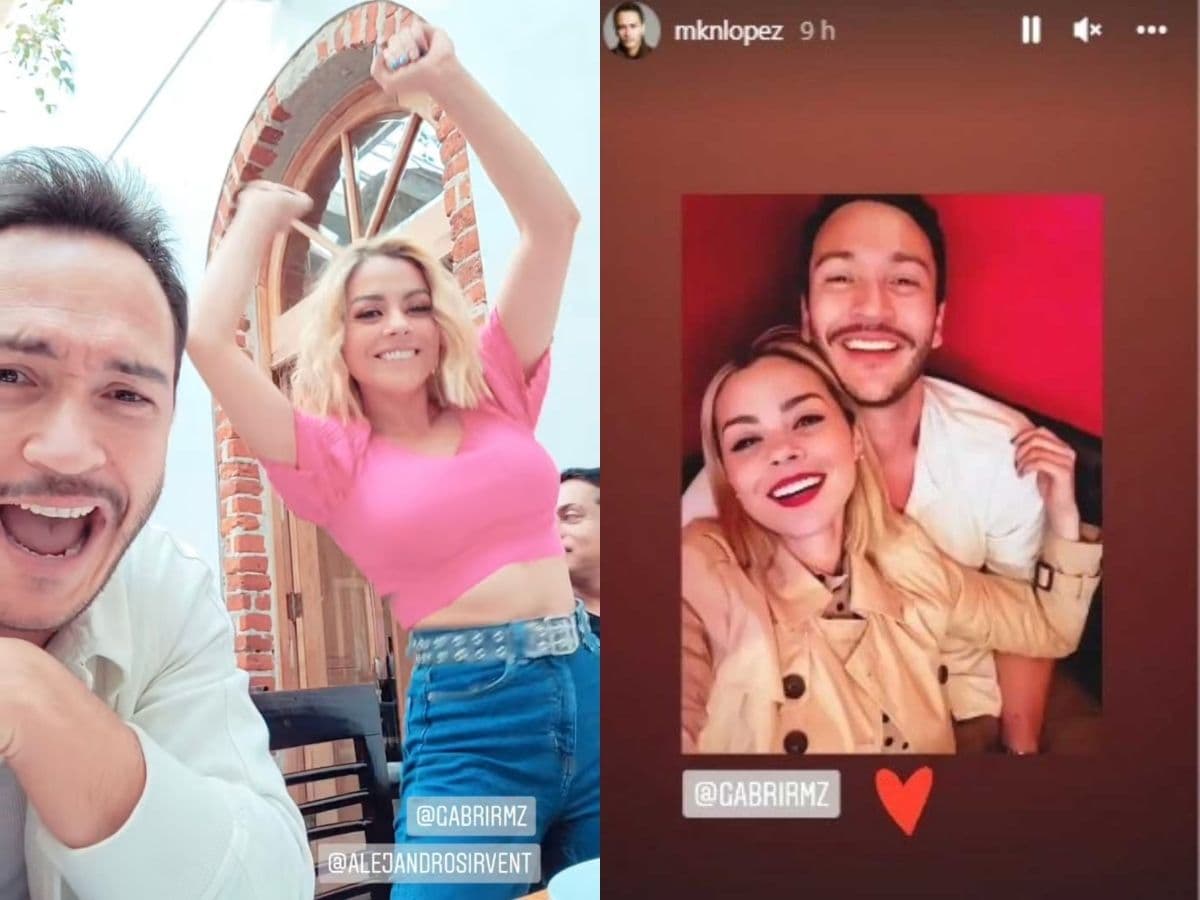 Markin López se dejó ver de lo más enamorado al lado de Gaby Ramírez.