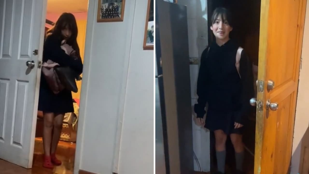 Adolescente despertó en la noche y creyó que tenía que ir a la escuela: sus papás compartieron el video