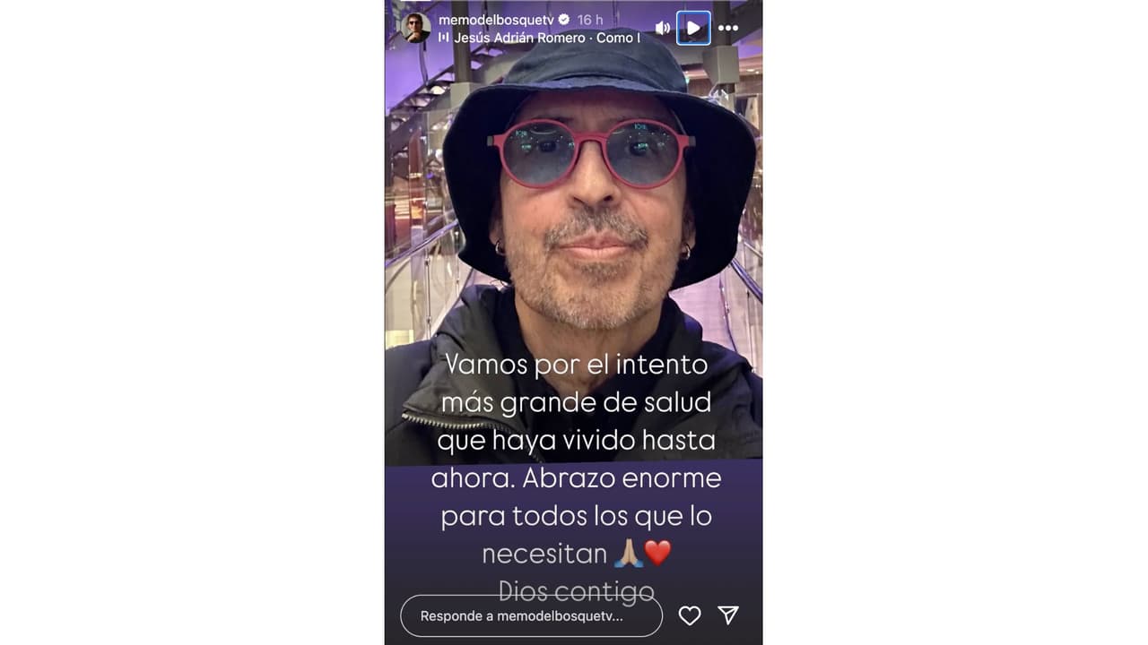 Memo del Bosque habla de su salud.