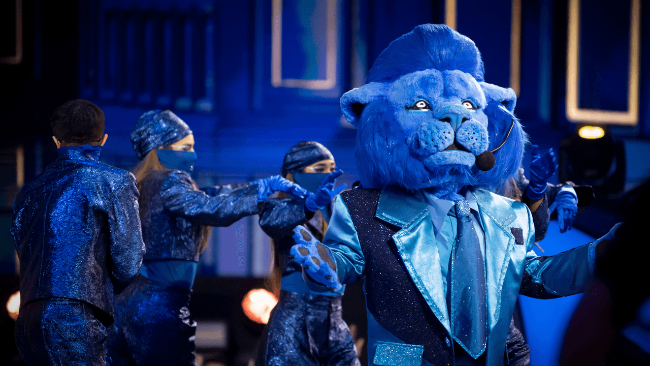 Azul es el único león cumbianchero que se quita la tristeza bailando y estas son las pistas que reveló en '¿Quién es la Máscara?'