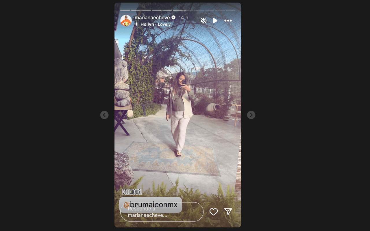 Mariana Echeverría reaparece ante rumores de divorcio en la recta final de su embarazo