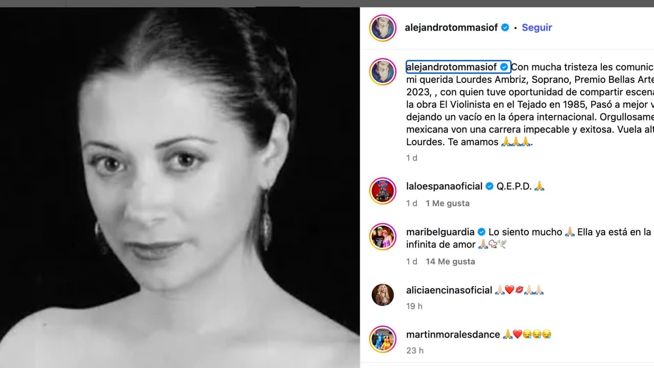 Muere Lourdes Ambriz.