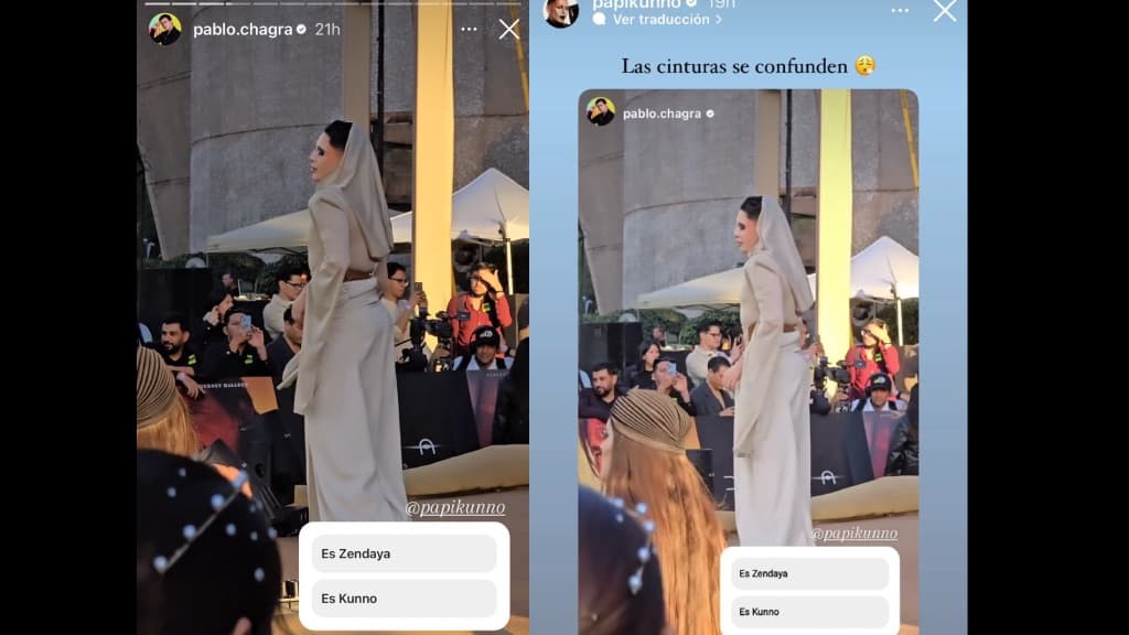 Kunno presume su look en la premier de 'Duna 2'