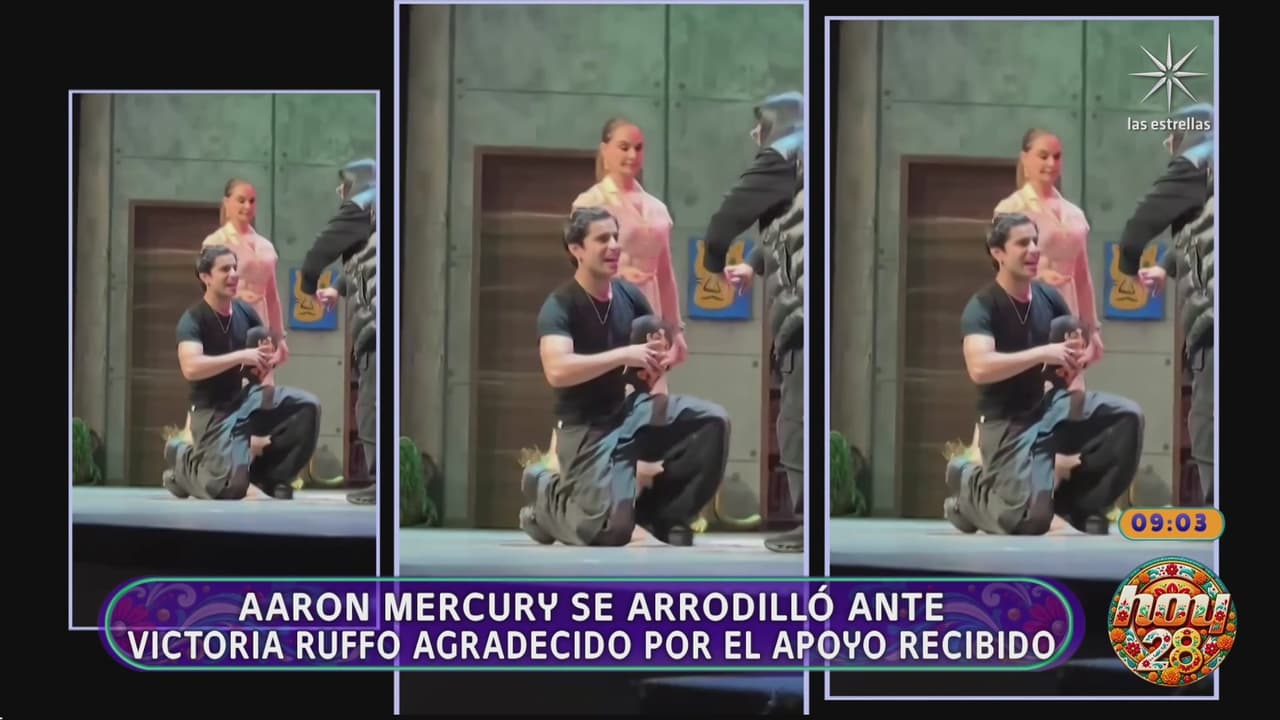 ¿Por qué Aarón Mercury se arrodilló frente a Vicky Ruffo? Esto pasó