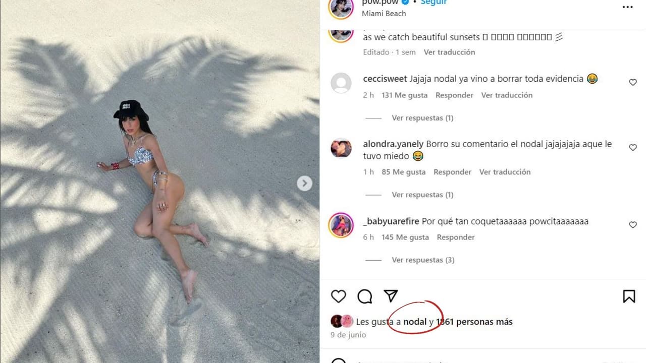 Paula Machado, supuesta nueva conquista de Nodal.