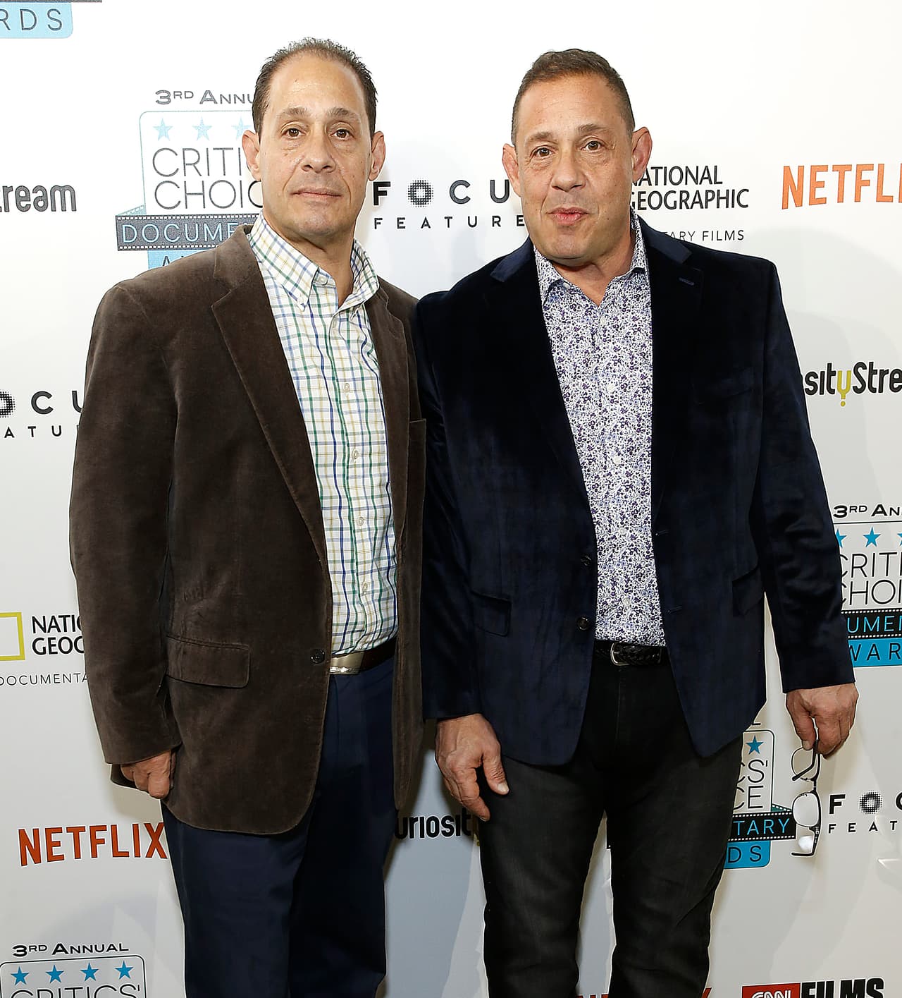 David Kellman y Bobby Shafran en la tercera edición de los Annual Critics' Choice Documentary Awards en noviembre de 2018 en Nueva York