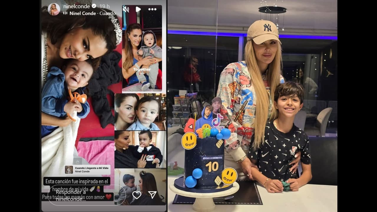 Ninel Conde muestra la reunión que tuvo con su hijo Emmanuel