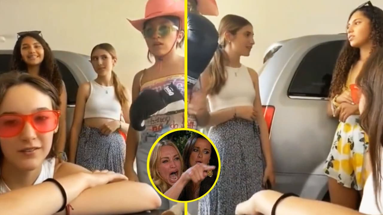 Amigas se enfrentan en el juego viral de TikTok 'Alguien de aquí' y terminan peleadas: "Son venenosas"