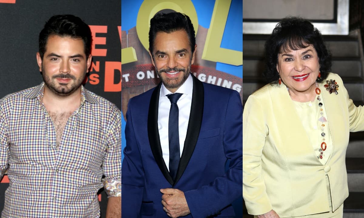 Eugenio Derbez revela si hay pleito con José Eduardo Derbez y le manda mensaje a Carmen Salinas