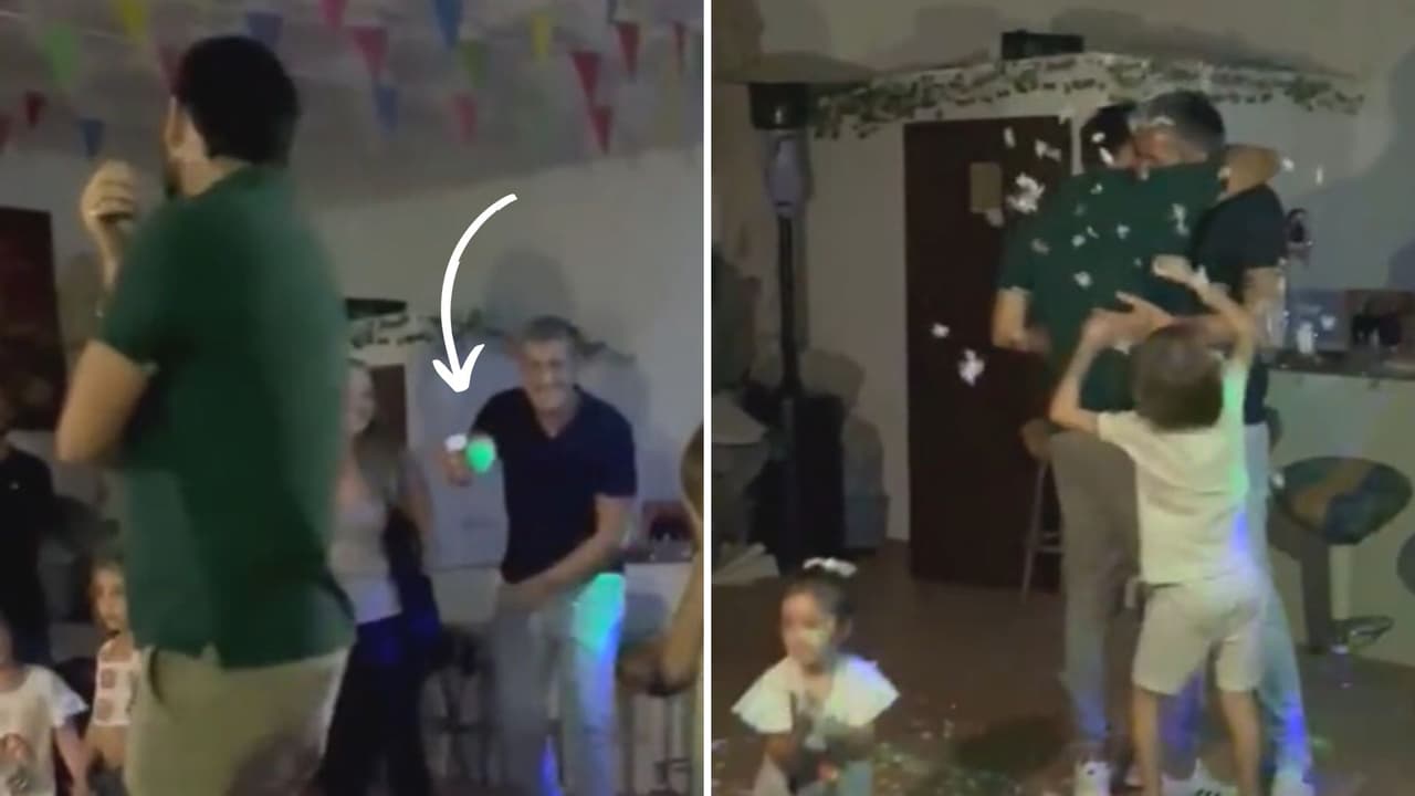Hombre pide matrimonio a novio frente a su familia y se viralizan por la reacción de los niños