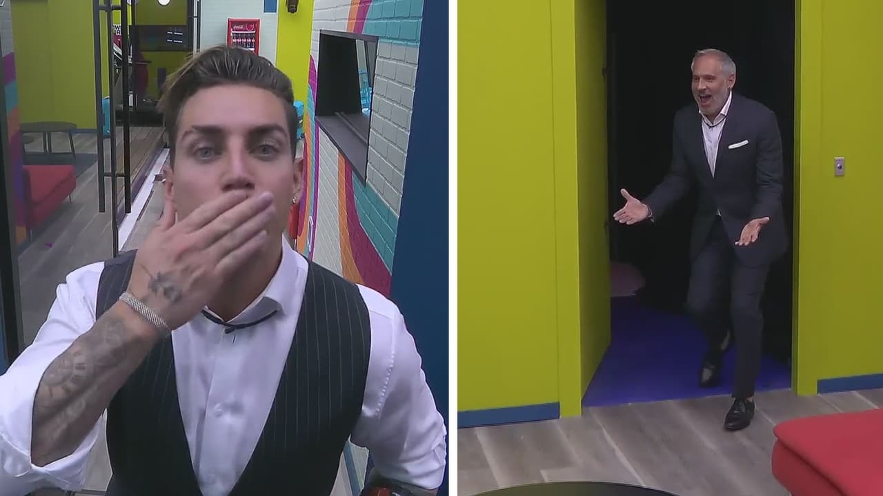 Agustín mandó un beso a sus fans, mientras que Arath no podía dejar de reír