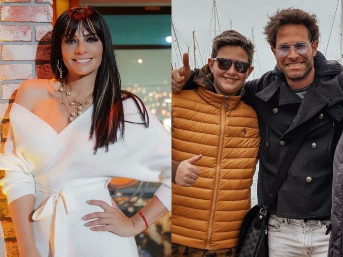 Cecilia Galliano se reúne con su hijo tras viaje con Sebastián Rulli