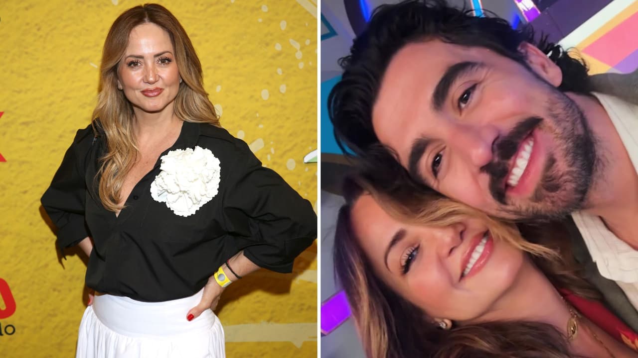 Andrea Legarreta posa junto las sobrinas de su novio Luis Carlos Origel: "más hermosas"